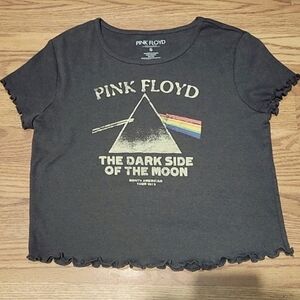 Pink Floyd Dark Side of the Moon Cropped T-Shirt